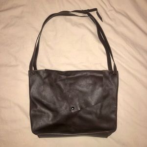 Brown leather purse